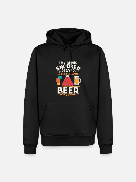 Magic Snooker Player - Men’s Premium Organic Hoodie - black