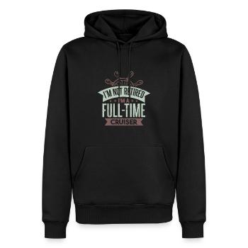 I'm A Full Time Cruiser - Men’s Premium Organic Hoodie - black - Front - Nico (187cm)
