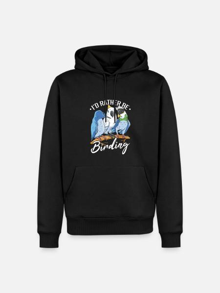 Je préfère observer les oiseaux - Sweat à capuche Premium bio Homme - noir