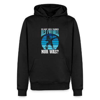 Dabbender Fußballer Dab Fußball Fan - Männer Premium Bio Hoodie - Schwarz - Vorne - Nico (187cm)