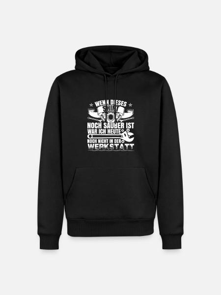 Werkstatt KFZ Mechaniker Automechaniker - Männer Premium Bio Hoodie - Schwarz