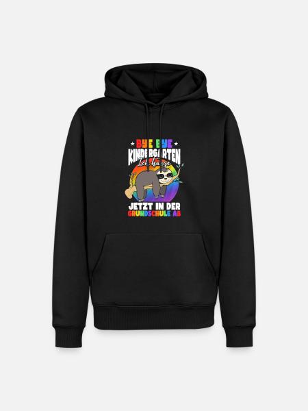 Grundschule Einschulung Schulkind Schulstart - Männer Premium Bio Hoodie - Schwarz