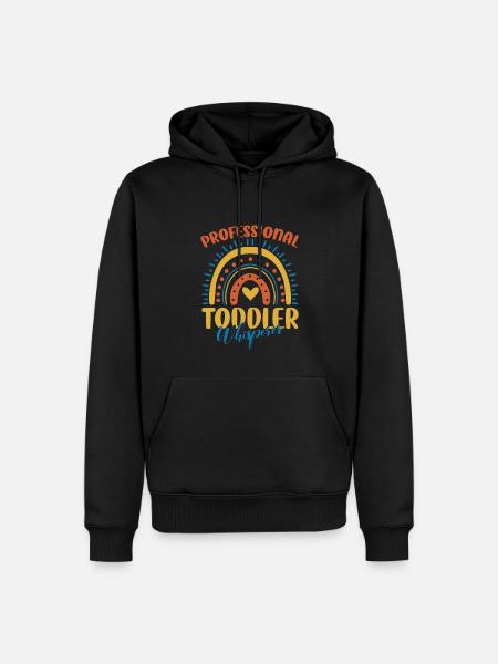 Professional Toddler Whisperer - Men’s Premium Organic Hoodie - black