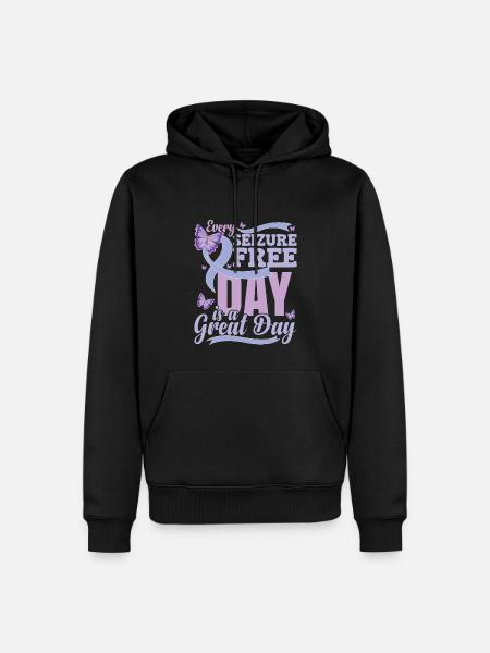 Epilepsy Awareness Quote - Men’s Premium Organic Hoodie - black