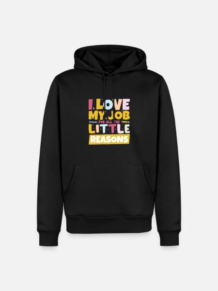 Kindergarten Teaching School Preschool - Men’s Premium Organic Hoodie - black
