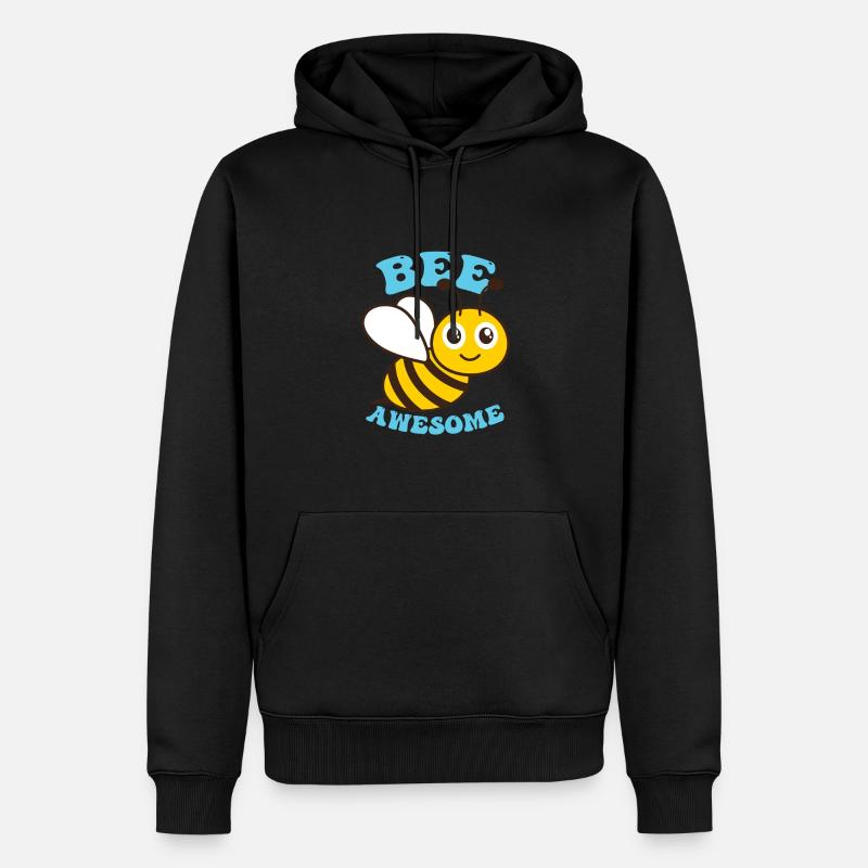 Bee Awesome - Sweat à capuche Premium bio Homme - noir