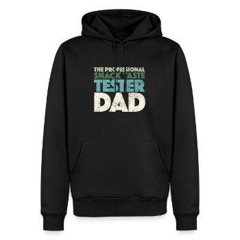 The Professional Snack Taste Tester Dad - Männer Premium Bio Hoodie - Schwarz - Vorne - Nico (187cm)