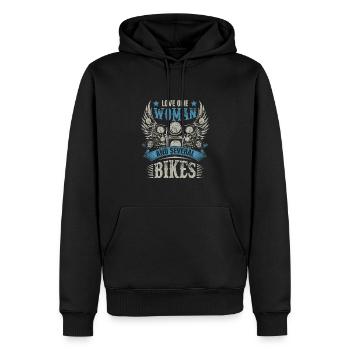 Love Several Bikes - Men’s Premium Organic Hoodie - black - Front - Nico (187cm)