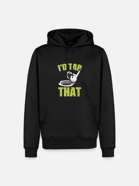 Je taperais ça - Sweat à capuche Premium bio Homme - noir