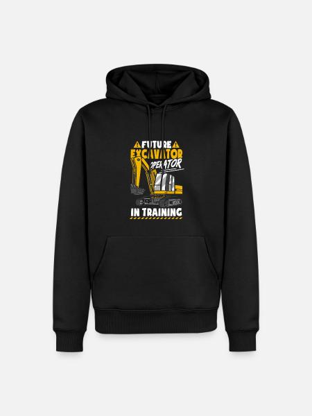 Future Excavator Operator - Men’s Premium Organic Hoodie - black