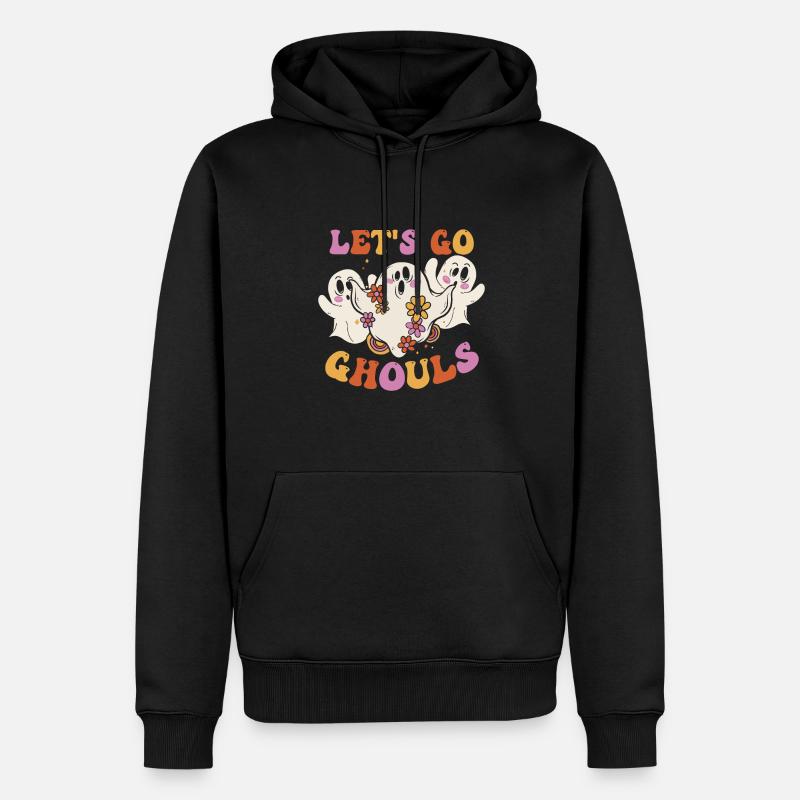 Let’s Go Ghouls Halloween - Sweat à capuche Premium bio Homme - noir
