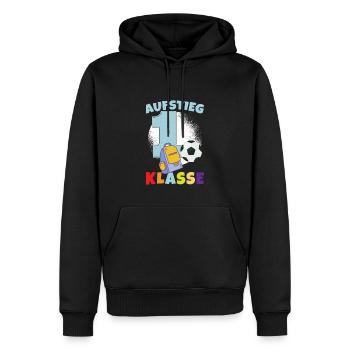Schulranzen Schultüte Schulstart Schulkind 2023 - Männer Premium Bio Hoodie - Schwarz - Vorne - Nico (187cm)