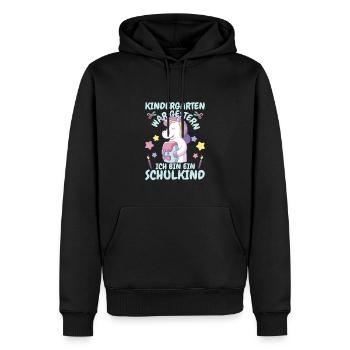Schülerin Erstklässlerin Grundschule - Männer Premium Bio Hoodie - Schwarz - Vorne - Nico (187cm)