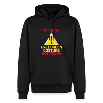 Halloween Costume Not Found - Men’s Premium Organic Hoodie - black - Front - Nico (187cm)