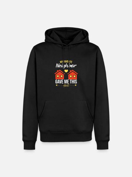 Cute Neighbor Apparel - Men’s Premium Organic Hoodie - black