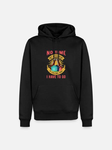 Woman - Men’s Premium Organic Hoodie - black