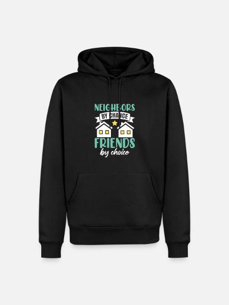 Sarcastic Neighbor Shirt - Men’s Premium Organic Hoodie - black