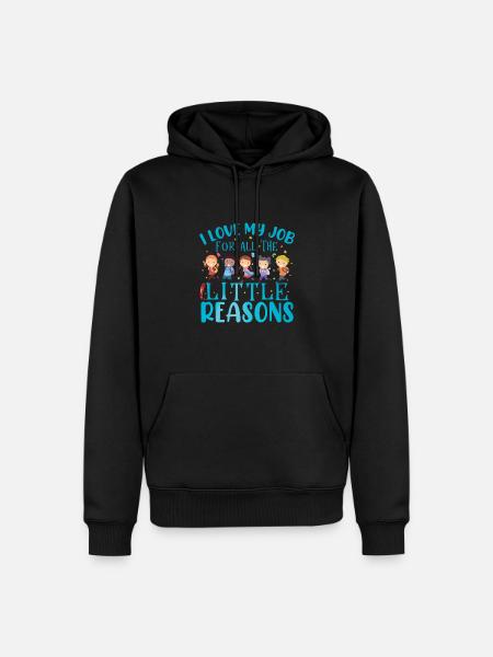 Montessori Teacher - Men’s Premium Organic Hoodie - black