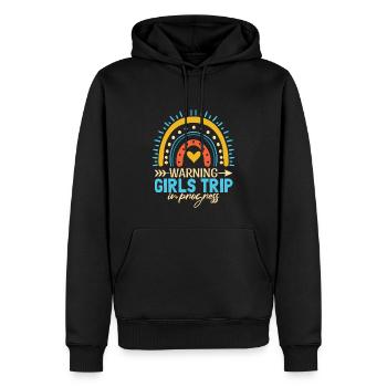 Rainbow Girls Ausflug - Männer Premium Bio Hoodie - Schwarz - Vorne - Nico (187cm)