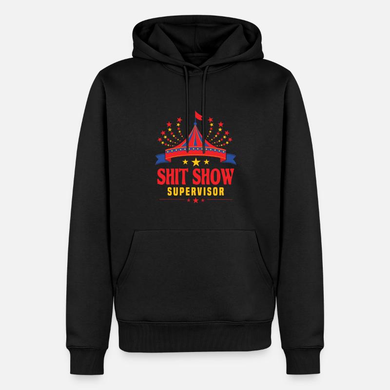 Zirkus Scheißshow Supervisor - Männer Premium Bio Hoodie - Schwarz