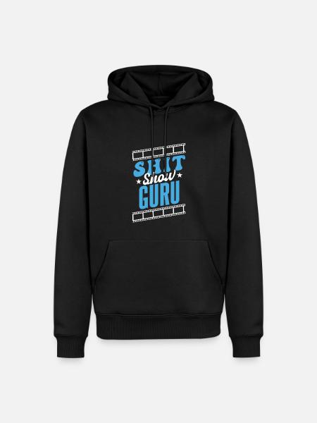 Shit Show Guru - Men’s Premium Organic Hoodie - black