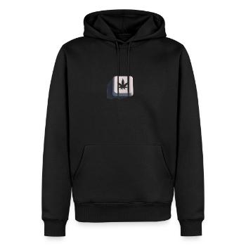 Weed keyboard need weed - Men’s Premium Organic Hoodie - black - Front - Nico (187cm)