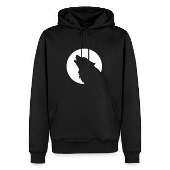 7.0 Forever stronger - Männer Premium Bio Hoodie - Schwarz - Vorne - Nico (187cm)
