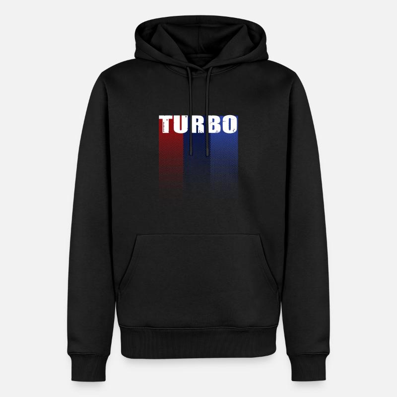 Turbo boost - Sweat à capuche Premium bio Homme - noir