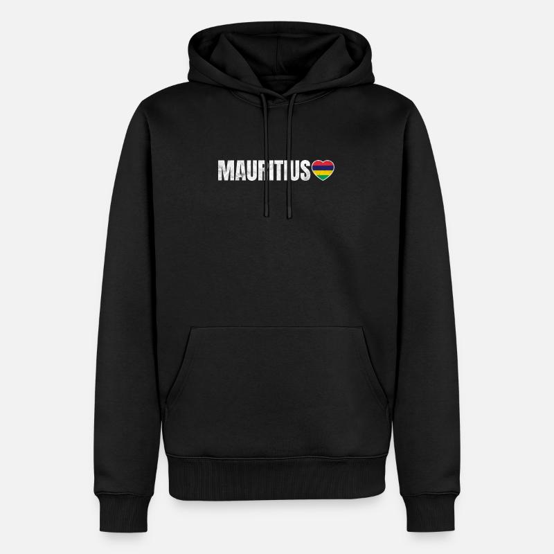Maurice - Sweat à capuche Premium bio Homme - noir