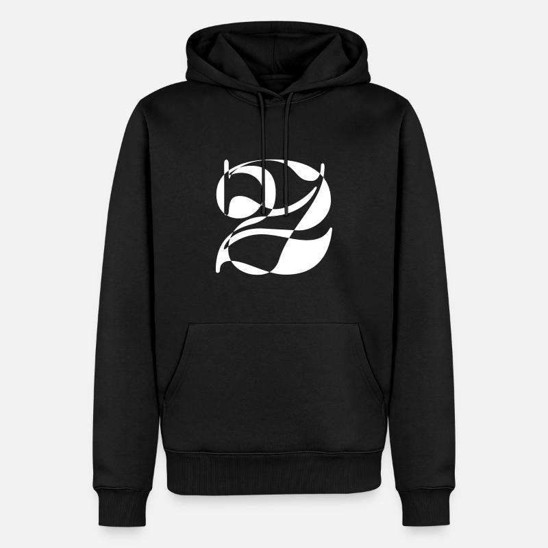 72 Vector Farbwechsel - Männer Premium Bio Hoodie - Schwarz