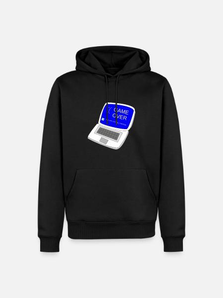 Computer game over - Men’s Premium Organic Hoodie - black
