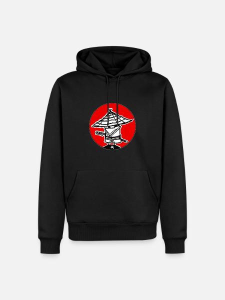 haka ronin - Männer Premium Bio Hoodie - Schwarz