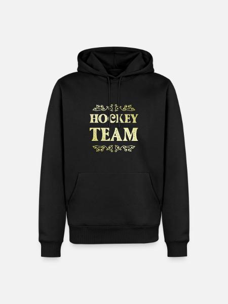 Hockey Team - Men’s Premium Organic Hoodie - black