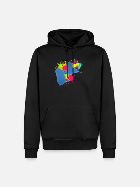 GUADELOUPE - Men’s Premium Organic Hoodie - black