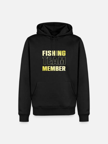 Équipe de pêche - Sweat à capuche Premium bio Homme - noir