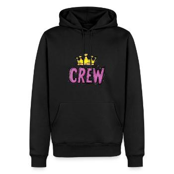 Crew Graphics - Men’s Premium Organic Hoodie - black - Front - Nico (187cm)