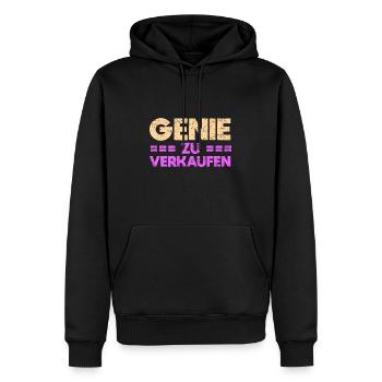 Genie Zu Verkaufen - Männer Premium Bio Hoodie - Schwarz - Vorne - Nico (187cm)