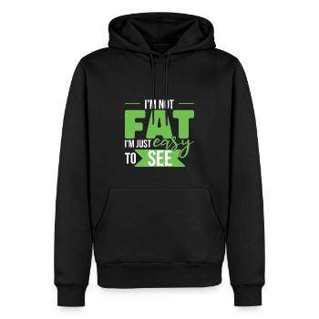 Drôle Papa Daddy Fête des pères - Sweat à capuche Premium bio Homme - noir - Devant - Nico (187cm)
