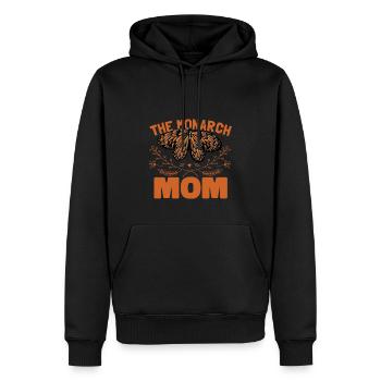 Monarch Butterfly Damen Hemd - Männer Premium Bio Hoodie - Schwarz - Vorne - Nico (187cm)