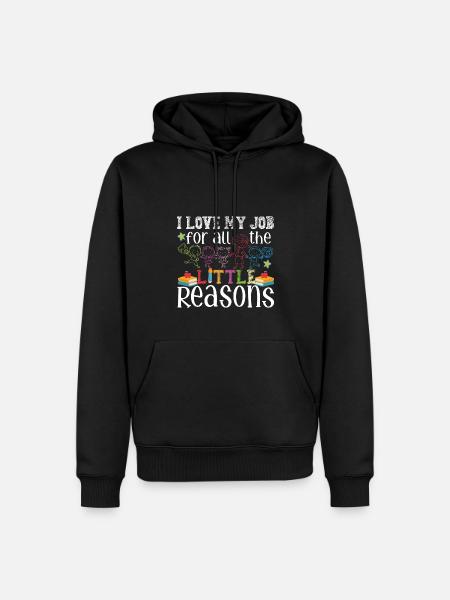 Cute Teaching Apparel - Men’s Premium Organic Hoodie - black