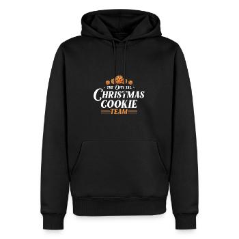 Weihnachten Kekse Backen Team X-Mas - Männer Premium Bio Hoodie - Schwarz - Vorne - Nico (187cm)