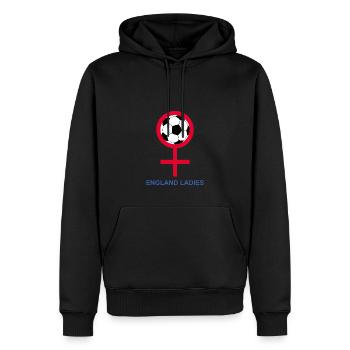 Wear World Cup Lionesses England Ladies clothing - Men’s Premium Organic Hoodie - black - Front - Nico (187cm)
