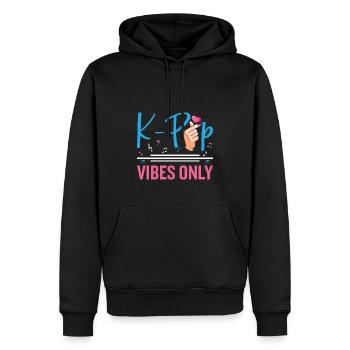 K-Pop Liebhaber - Männer Premium Bio Hoodie - Schwarz - Vorne - Nico (187cm)