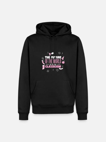 Teil des Teams Baseball Dad - Männer Premium Bio Hoodie - Schwarz