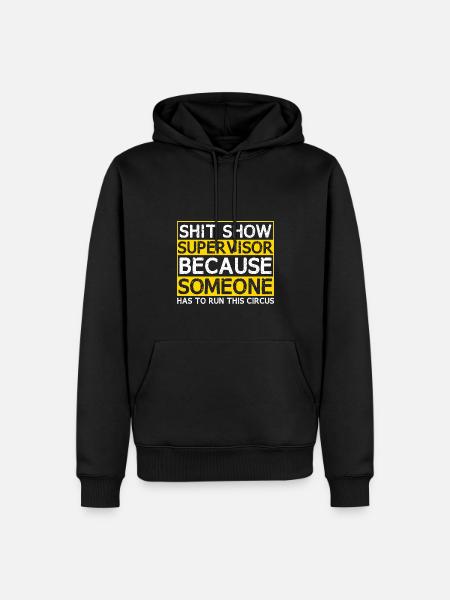 Sarcastic Management Chaos Manager - Men’s Premium Organic Hoodie - black