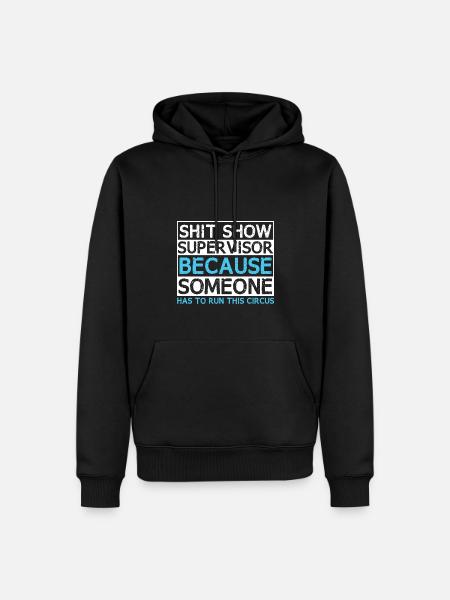 Funny Supervisor Chaos - Men’s Premium Organic Hoodie - black