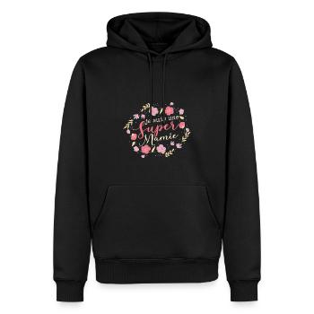 Je Suis Une Mamie Humour Grand-Maman Mamé - Sweat à capuche Premium bio Homme - noir - Devant - Nico (187cm)