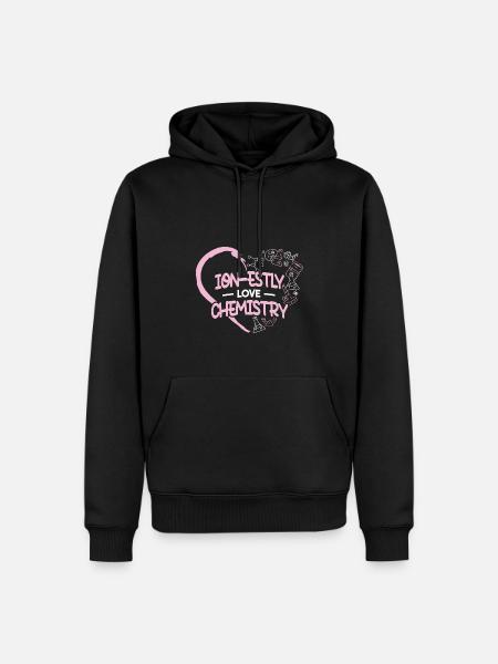 Cute Chemistry Lover - Men’s Premium Organic Hoodie - black