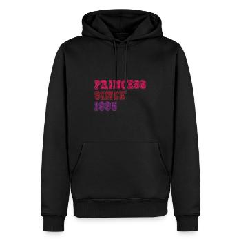 1995 Geburtstag Prinzessin - Männer Premium Bio Hoodie - Schwarz - Vorne - Nico (187cm)
