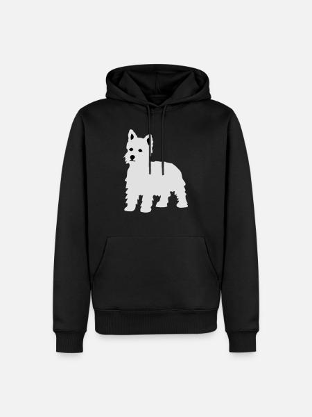 West Highland White Terrier - Men’s Premium Organic Hoodie - black